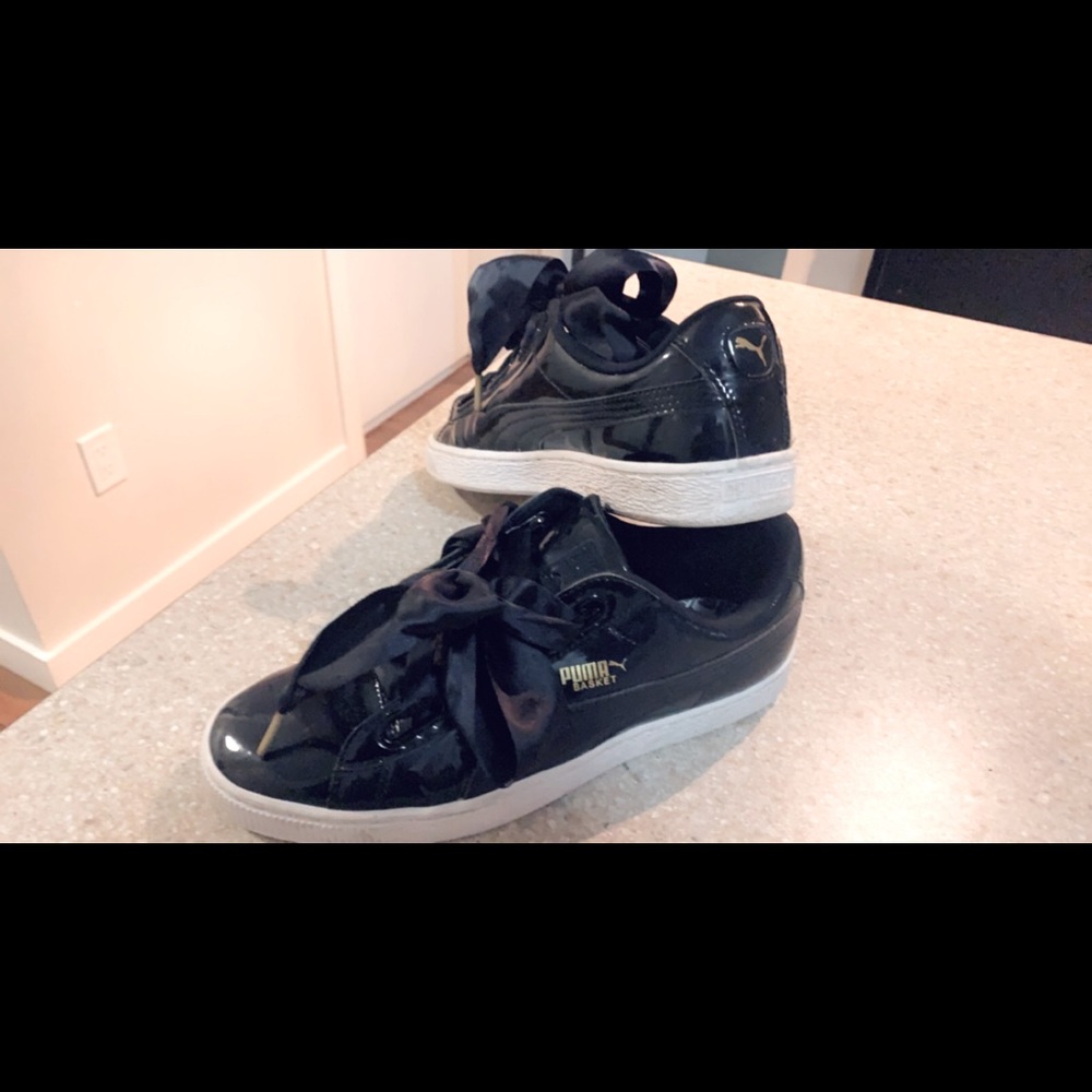 Puma Basket Heart Patent Women's Sneakers